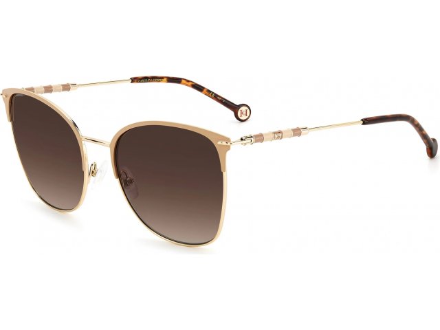 CAROLINA HERRERA CH 0036/S BKU,  GOLD NUDE, BROWN SF