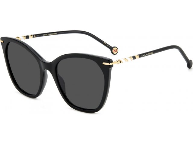CAROLINA HERRERA HER 0091/S 807,  BLACK, GREY