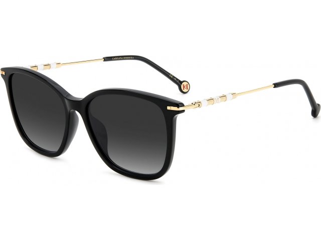 CAROLINA HERRERA HER 0100/G/S 807,  BLACK, DARK GREY SF
