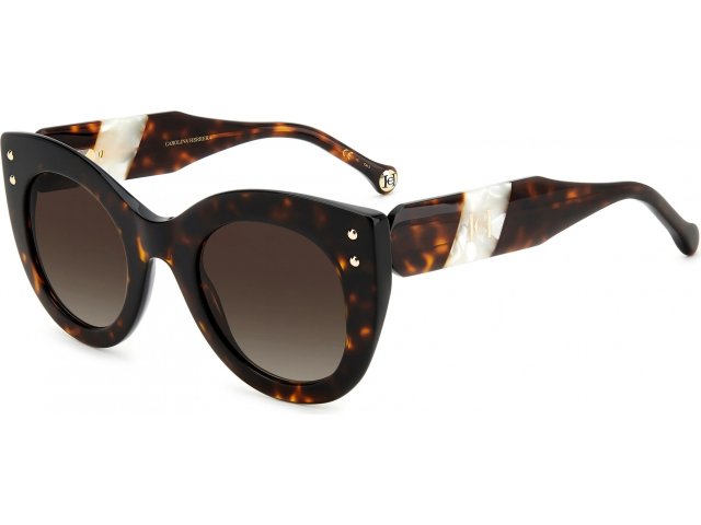 CAROLINA HERRERA HER 0127/S C9K,  HVNA WHTE, BROWN SF