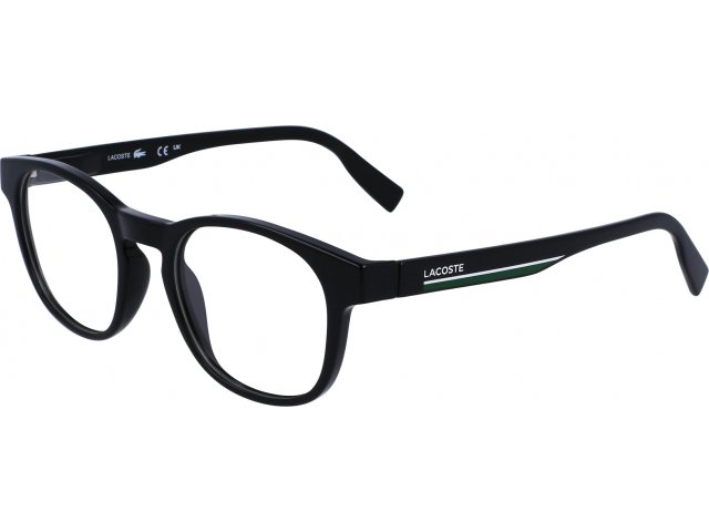 LACOSTE L3654 001,  BLACK, CLEAR