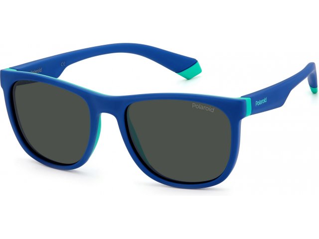 POLAROID PLD 8049/S 465,  AZURE GRN, GREY PZ