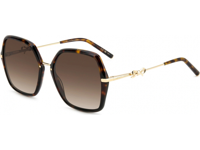 CAROLINA HERRERA HER 0217/S LVL Brown Havana Gold