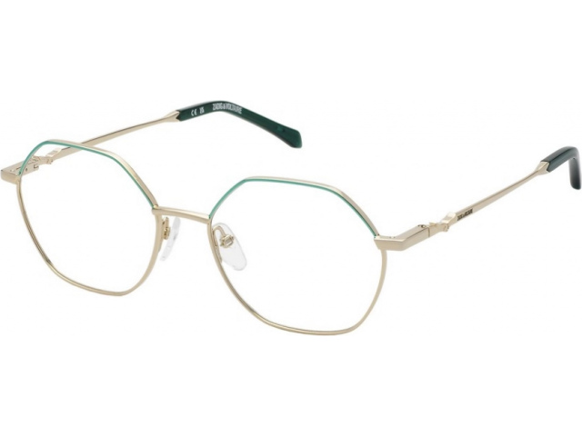 ZADIG VOLTAIRE VZV394 SN9,  SHINY LIGHT GOLD W/COLOURED PA, CLEAR