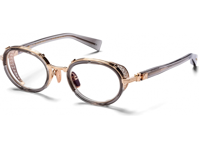 BALMAIN CHEVALIER GRY - GLD,  CRYSTAL GREY - WHITE GOLD, CLEAR