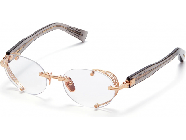 BALMAIN MONSIEUR GLD - GRY,  WHITE GOLD - CRYSTAL GREY, CLEAR