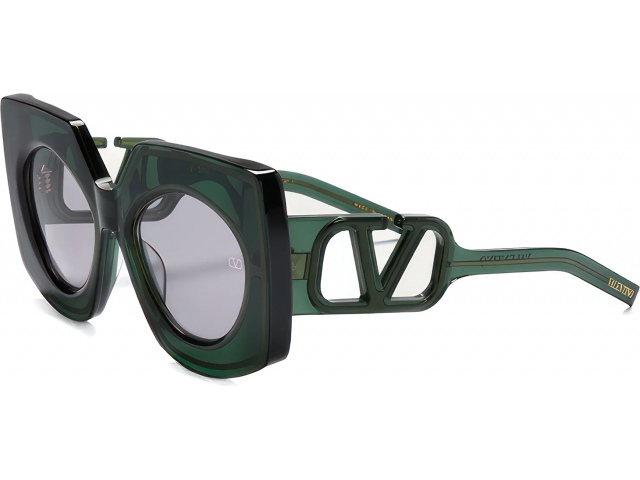 VALENTINO V-SOUL GRN - GLD,  CRYSTAL GREEN - LIGHT GOLD, MEDIUM GREY