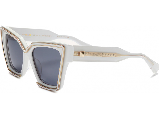 VALENTINO V-GRACE WHT - GLD,  WHITE - LIGHT GOLD, DARK GREY