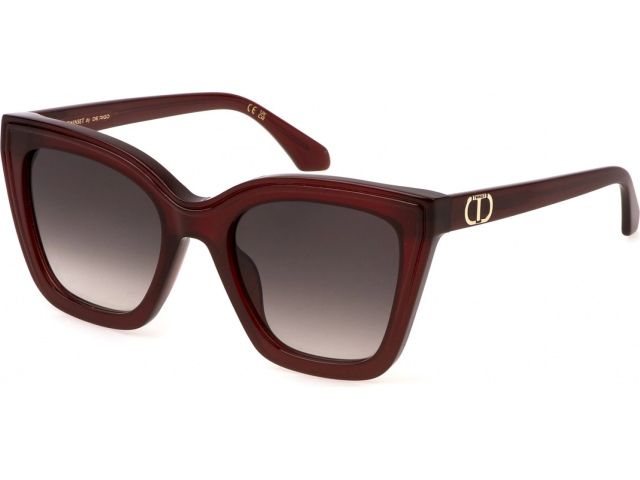 TWINSET STW059 9GR,  SHINY OPAL RED, BROWN GRADIENT PINK