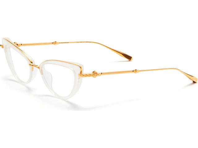 VALENTINO V - DAYDREAM GLD - IVR,  YELLOW GOLD, CLEAR