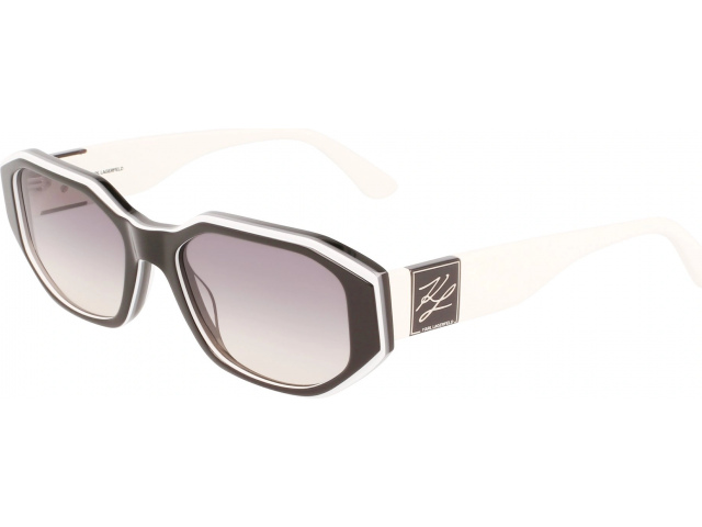 KARL LAGERFELD KL6073S 006,  BLACK/WHITE, BROWN