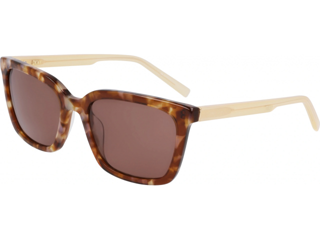 DKNY DK546S 243, цвет IRIDESCENT HONEY TORTOISE, BROWN