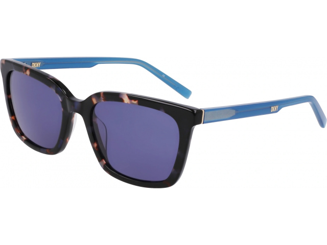 DKNY DK546S 237, цвет IRIDESCENT DARK TORTOISE, BLUE
