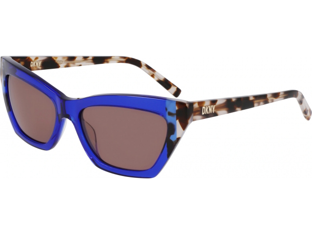 DKNY DK547S 425, цвет COBALT/BONE TORTOISE, BROWN