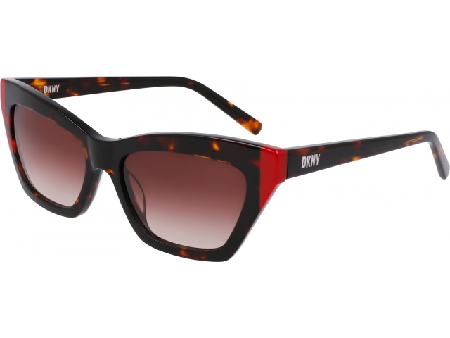DKNY DK547S 237, цвет DARK TORTOISE/RED, BROWN
