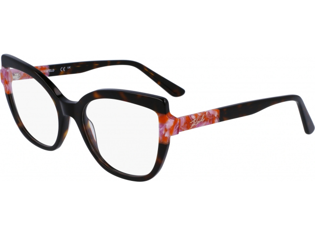 KARL LAGERFELD KL6132 245,  DARK TORTOISE/MARBLE, CLEAR