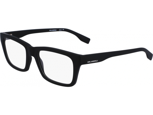 KARL LAGERFELD KL6138 002,  MATTE BLACK, CLEAR