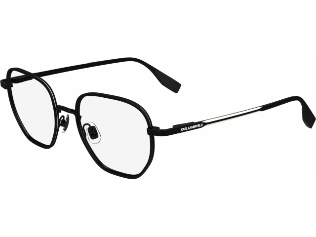 KARL LAGERFELD KL351 002,  MATTE BLACK, CLEAR