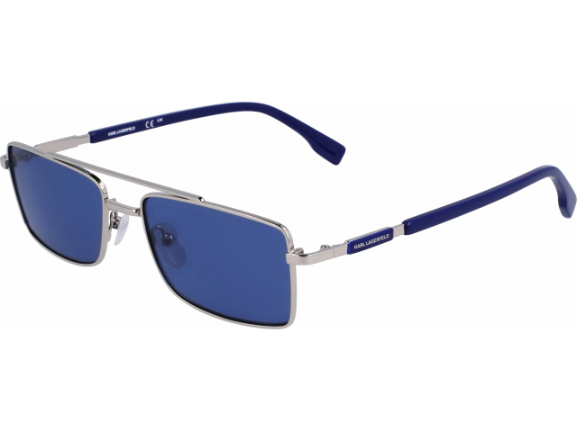 KARL LAGERFELD KL348S 040,  SHINY SILVER, BLUE