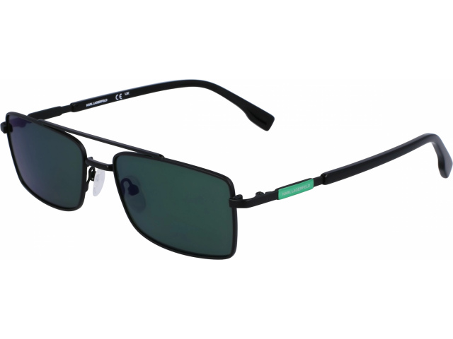 KARL LAGERFELD KL348S 002,  MATTE BLACK, GREEN
