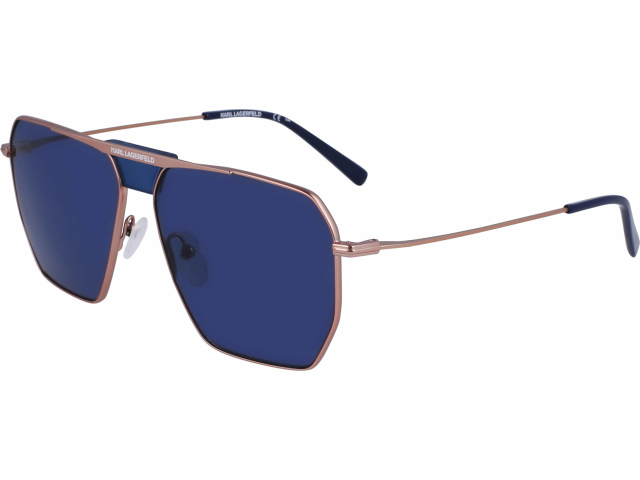 KARL LAGERFELD KL350S 718,  MATTE AMBER GOLD, BLUE