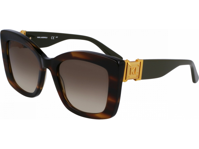 KARL LAGERFELD KL6139S 212,  STRIPED BROWN, BROWN