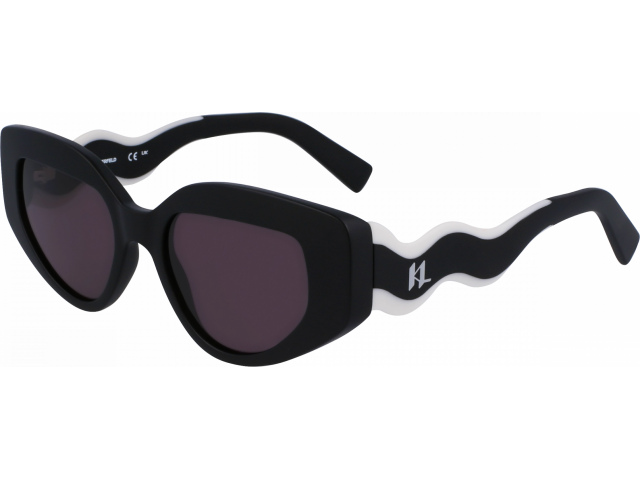 KARL LAGERFELD KL6144S 002,  MATTE BLACK, SMOKE