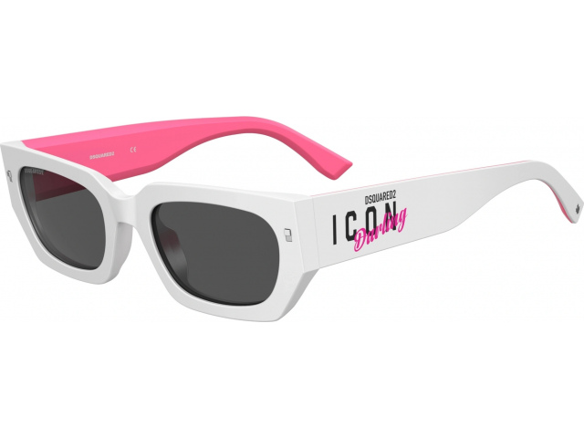 DSQUARED2 ICON 0017/S 7FT WHITE FUCHSIA