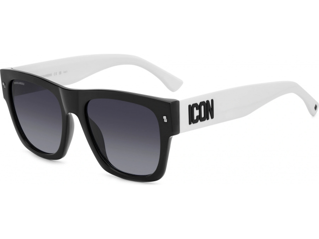 DSQUARED2 ICON 0004/S P56 BLACK WHITE BLACK