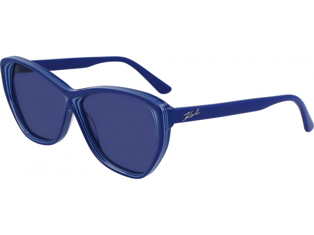 KARL LAGERFELD KL6103S 407,  DARK BLUE / AZURE, BLUE