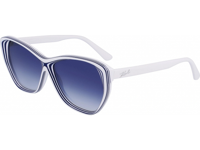KARL LAGERFELD KL6103S 106,  WHITE/BLUE, BLUE