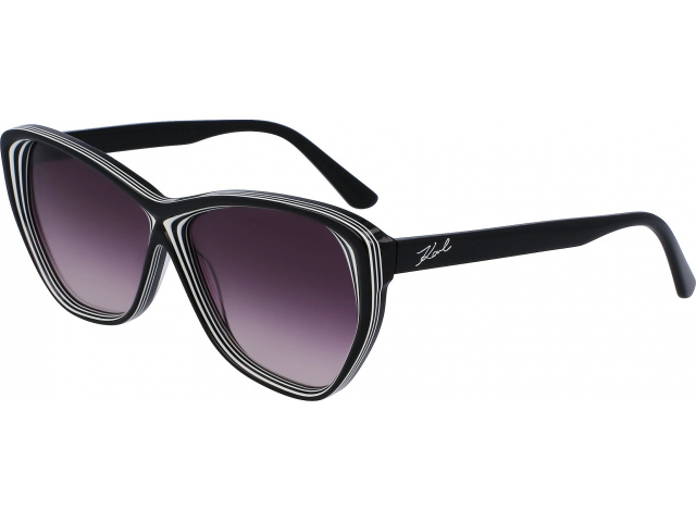 KARL LAGERFELD KL6103S 006,  BLACK / WHITE, GRADIENT GREY