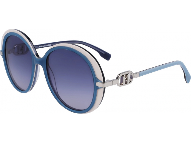 KARL LAGERFELD KL6084S 458,  AZURE/WHITE, BLUE