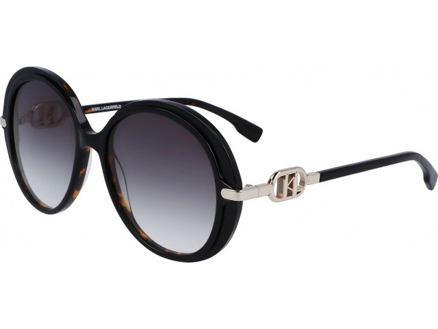 KARL LAGERFELD KL6084S 017,  BLACK/TORTOISE, GREY