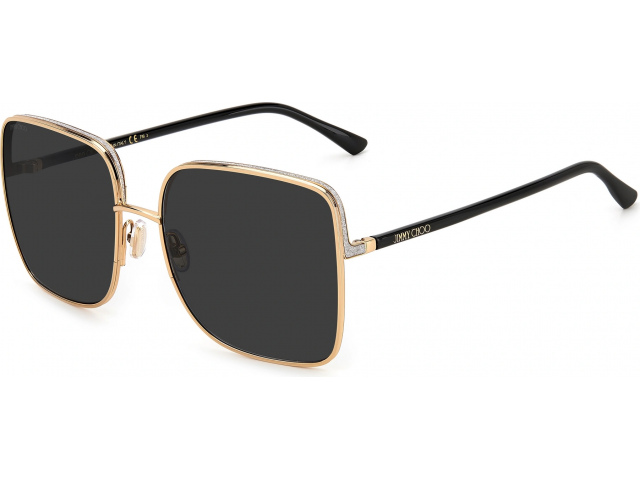 JIMMY CHOO ALIANA/S RHL GOLD BLCK