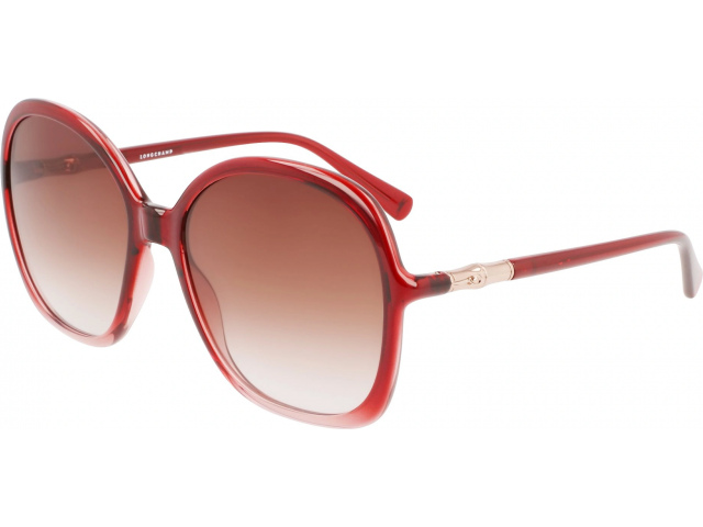 LONGCHAMP LO711S 603,  GRADIENT BURGUNDY PINK, BROWN