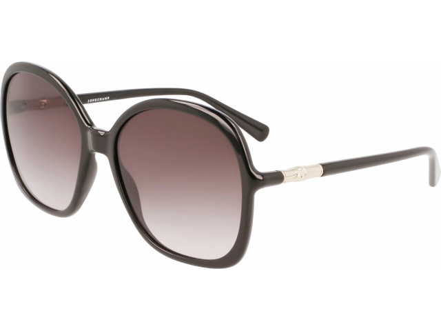 LONGCHAMP LO711S 001,  BLACK, BROWN