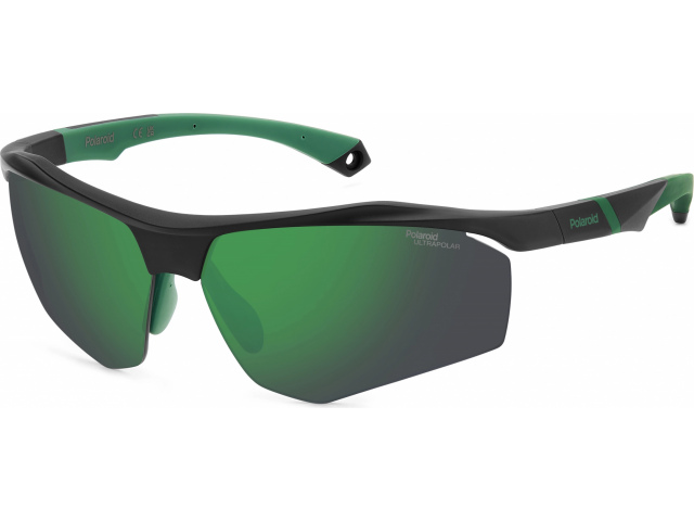 Polaroid Sport PLD 7055/S 3OL Matte Black Green