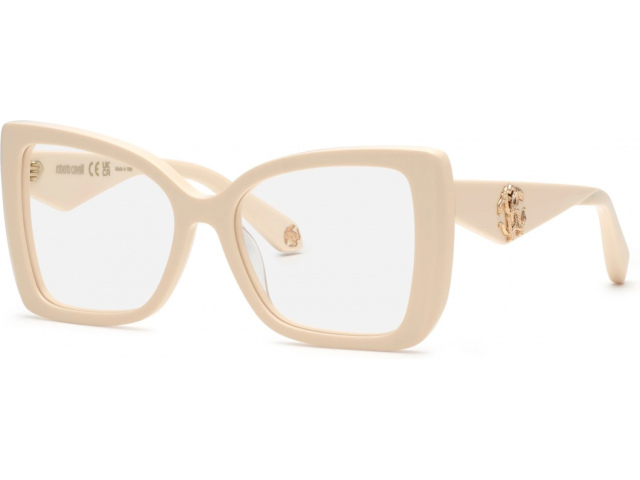 ROBERTO CAVALLI VRC111 9X7,  SHINY FULL CREAM, CLEAR