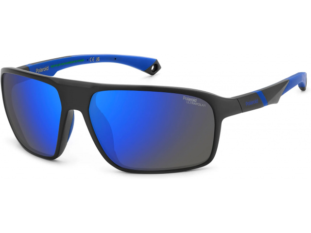 POLAROID PLD 7058/S 0VK Matte Black Blue