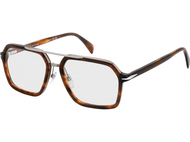 DAVID BECKHAM DB 7128 6C5 Brown Horn Ruthenium