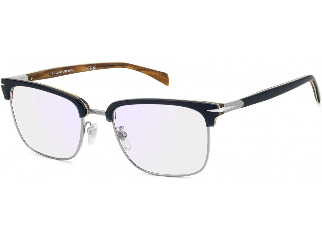 DAVID BECKHAM DB 1183 QEU Blue Horn Ruthenium