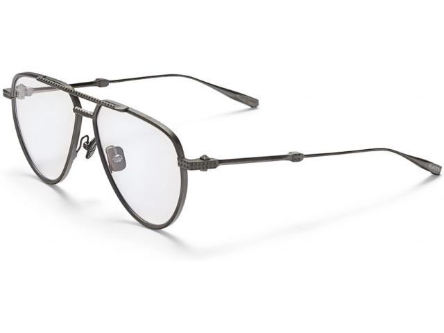 VALENTINO V - STUD - II BLK,  Matte Black Rhodium, CLEAR