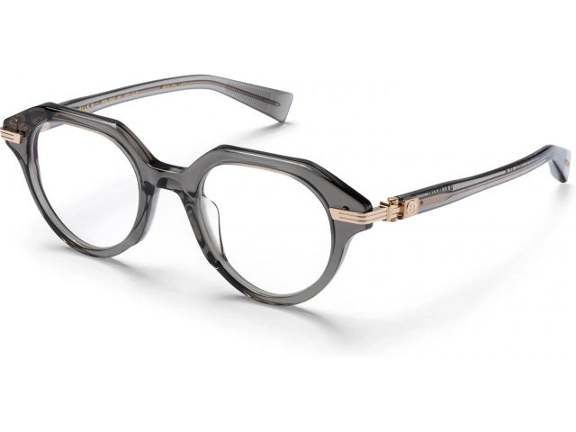 BALMAIN SENTINELLE - V GRY - GLD, цвет Crystal Grey - 12k Gold, CLEAR