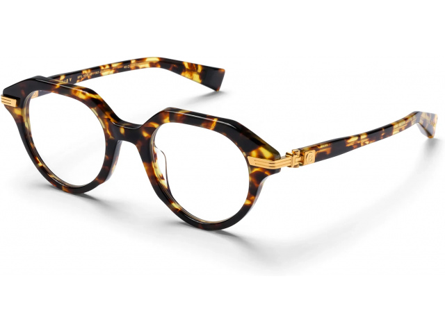 BALMAIN SENTINELLE - V TRT - GLD, цвет Spotted Havana - 18k Gold, CLEAR