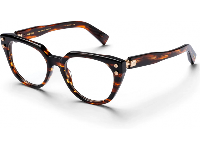 BALMAIN YVONNE BRN - GLD, цвет Brown Swirl - 12k Gold, CLEAR