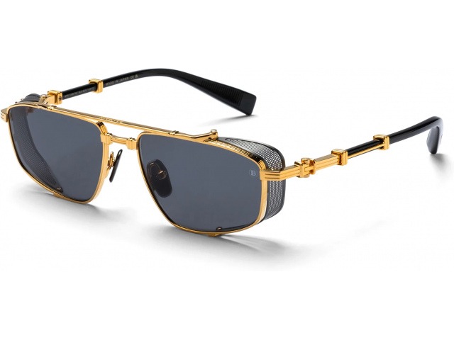 BALMAIN BRIGADE - V GLD - BLK,  Gold 18k - Black Rhodium, Grey