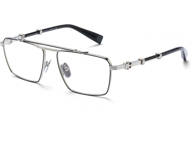 BALMAIN BRIGADE - VI SLV - BLK, цвет Silver - Black Enamel, CLEAR