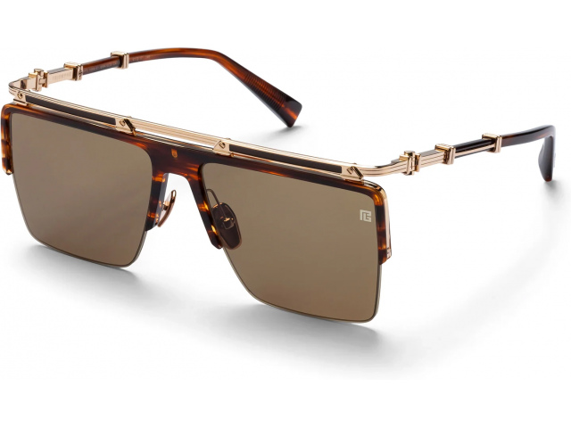 BALMAIN TRIOMPHE BRN - GLD,  Brown Swirl - 12k Gold, Dark Brown