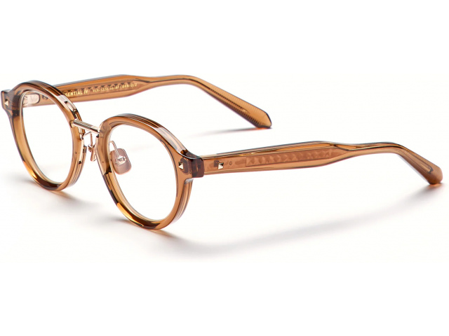 VALENTINO V - ESSENTIAL - IV BRN - GLD,  Crystal Brown - Antiqued White Gold, CLEAR